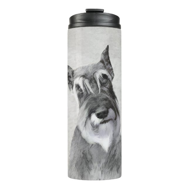 Bouteilles Isothermes Schnauzer (Giant) Peinture - Chien Art (Devant)