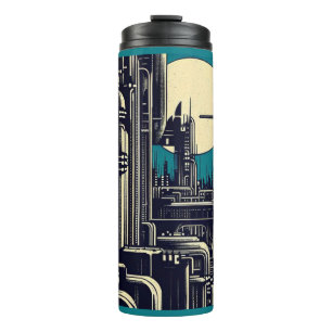 Bouteilles Isothermes Sciage urbain futuriste SF 2