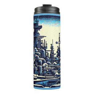 Bouteilles Isothermes Sciage urbain futuriste SF 4