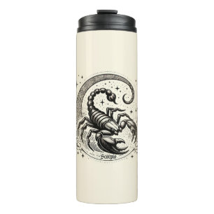 Bouteilles Isothermes Scorpion Croissant de Lune Astrologie Zodiaque Sco