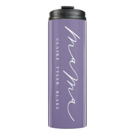 Bouteilles Isothermes Script mignon mou mauve