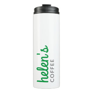 Bouteilles Isothermes Script Nom personnalisé Coffee Tumbler Personnalis