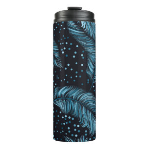 Bouteilles Isothermes Seamless pattern, infinite texture. dark feather b