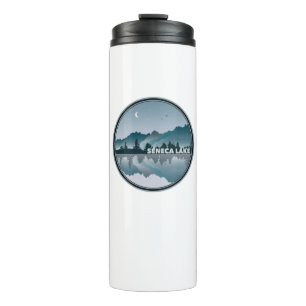 Bouteilles Isothermes Seneca Lake New York Réflexion