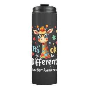 Bouteilles Isothermes Sensibilisation à l'autisme Girafe Mignon Animal C