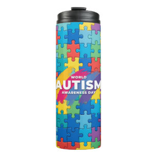 Bouteilles Isothermes Sensibilisation à l'autisme --Tasse thermique