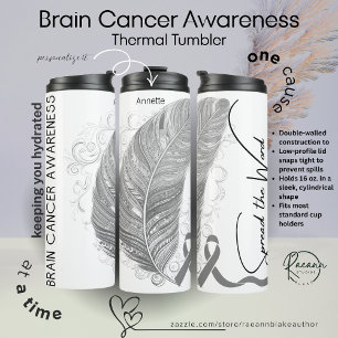 Bouteilles Isothermes Sensibilisation personnalisée au cancer du cerveau