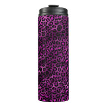 Série Purple and Gold Leopard Design 3