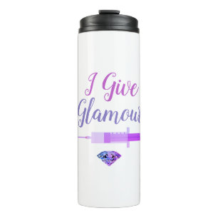 Bouteilles Isothermes Seringue de tir infirmière glamour mignon rose pou