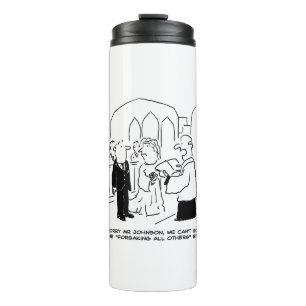 Bouteilles Isothermes Service religieux Mariage Vicar ne peut pas frotte