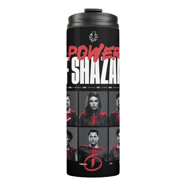 Bouteilles Isothermes SHAZAM ! Furie des dieux | Puissance du groupe SHA (Devant)