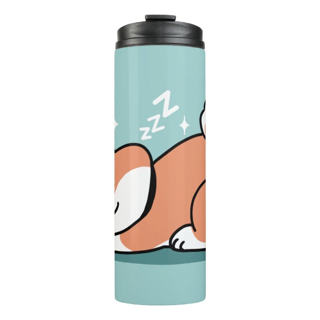 Bouteilles Isothermes Shiba Inu Art : Juste un Shiba Lying Low (Devant)
