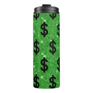 Bouteilles Isothermes Signe Dollar Noir Argent Entrepreneur Wall Street
