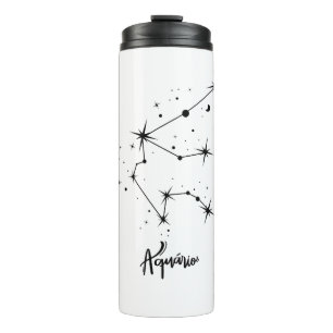 Bouteilles Isothermes Signe du zodiaque Verseau Cadeau Signe astrologiqu