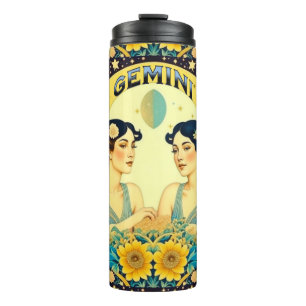 Bouteilles Isothermes SIGNE Horoscope vintage Gemini Twins Celestin
