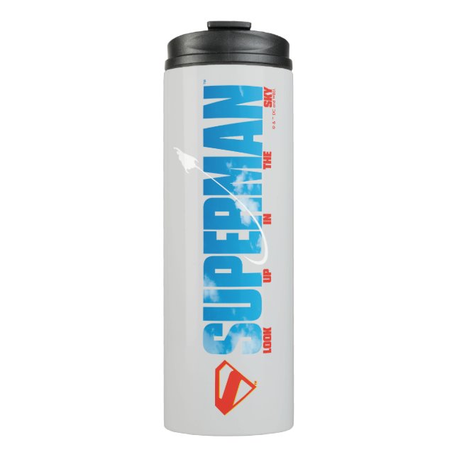 Bouteilles Isothermes Silhouette Superman Skybound (Devant)