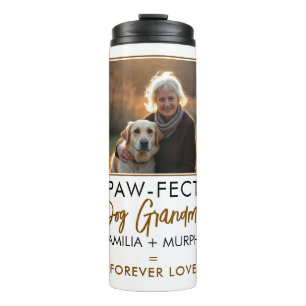 Bouteilles Isothermes Simple Brown & noir Texte Chien Grandma Photo