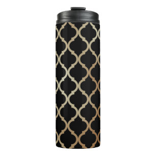 Bouteilles Isothermes Simple Elegant Moderne Or Motif marocain  