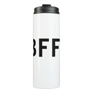 Bouteilles Isothermes Simple minimum BFF meilleur amis famille nom perso