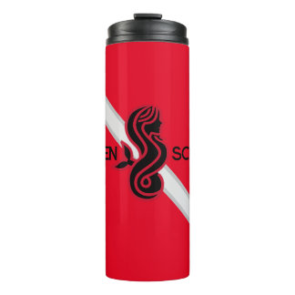 Bouteilles Isothermes SIREN SCUBA - Drapeau rouge/plongée, Mug thermique