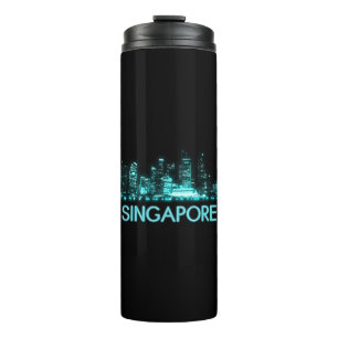 Bouteilles Isothermes Skyline de Singapour