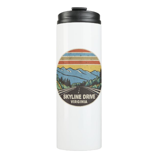 Bouteilles Isothermes Skyline Drive Shenandoah Virginia Mountains (Devant)