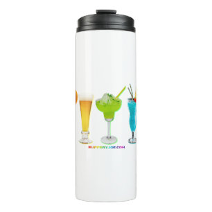 Bouteilles Isothermes SlipperyJoe's Cheers alcool cocktail orgueil neon 