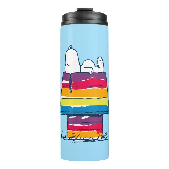 Bouteilles Isothermes Snoopy | Rainbow Dog House (Devant)