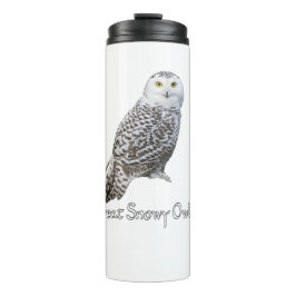 Bouteilles Isothermes Snowy Owen Leak Proof Thermal Tumbler