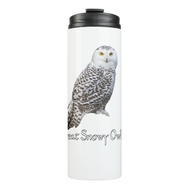 Bouteilles Isothermes Snowy Owen Leak Proof Thermal Tumbler (Devant)