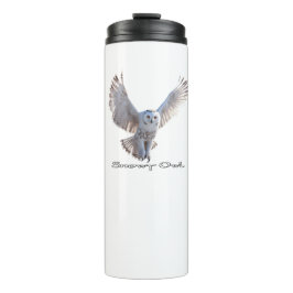 Bouteilles Isothermes Snowy Owen Leak Proof Thermal Tumbler