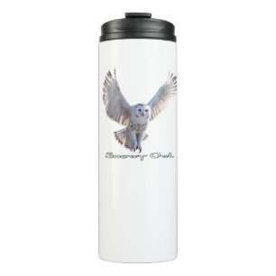 Bouteilles Isothermes Snowy Owen Leak Proof Thermal Tumbler