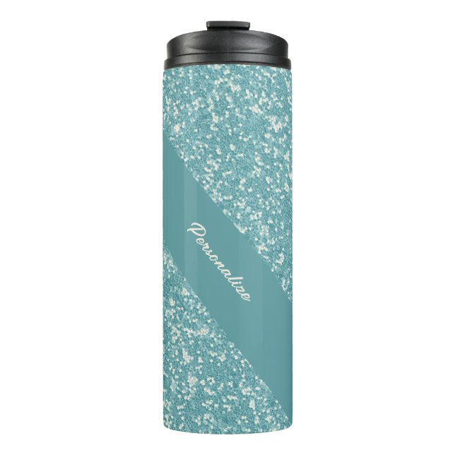 Bouteilles Isothermes Soft Baby Blue Parties scintillant tendance chic p (Devant)