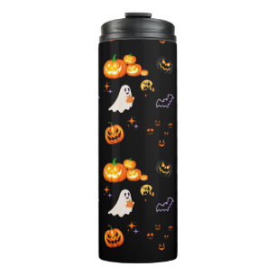 Bouteilles Isothermes Soirée d'Halloween Citrouille Ghost Witch