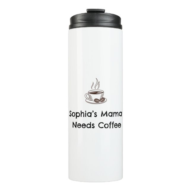 Bouteilles Isothermes Sophia’s Mom | Custom Name Parent Gift (Devant)