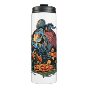 Bouteilles Isothermes Sorcière d'Halloween