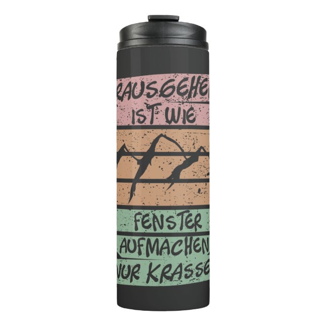 Bouteilles Isothermes Sortir, c'est plus dur, le coucher du soleil, les  (Devant)