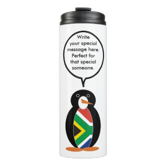 Bouteilles Isothermes South African Talking Ms. Penguin Personalize Text