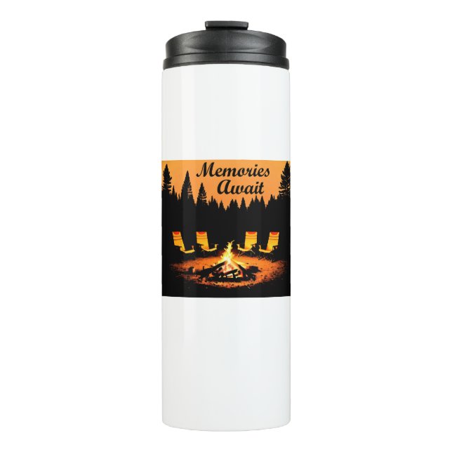 Bouteilles Isothermes Souvenirs du camping en attente (Devant)