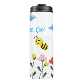 Bouteilles Isothermes Soyez Cool mignon abeille Nom Customisé