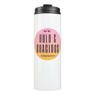 Bouteilles Isothermes Soyez courageux et grace citron