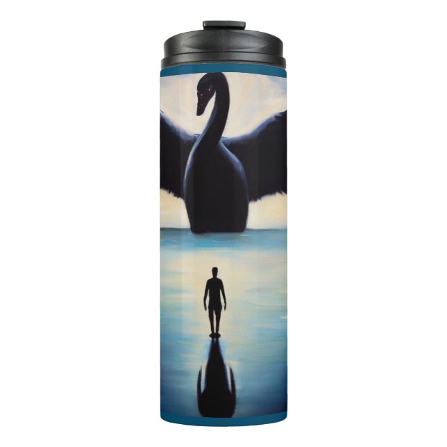 Bouteilles Isothermes Spirit Animal Black Swan 1 (Devant)