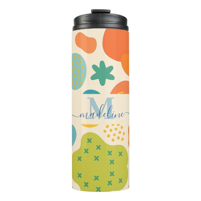 Bouteilles Isothermes Splash couleur personnalisée Abstrait Tumbler ther (Devant)
