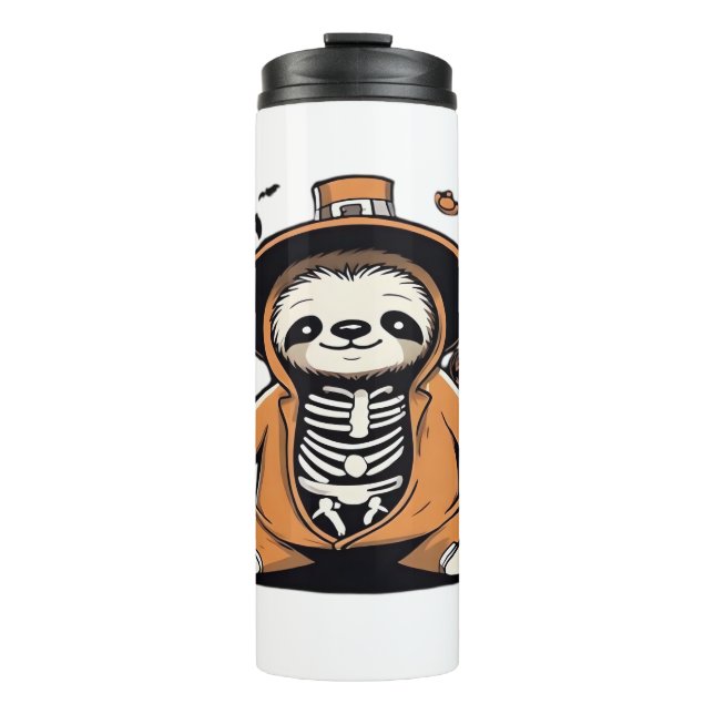 Bouteilles Isothermes Spooky skeleton sloth trick or treating Classic T- (Devant)