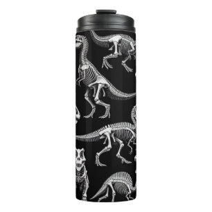 Bouteilles Isothermes Squelettes de dinosaures Os fossiles blancs