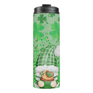 Bouteilles Isothermes St Patrick's Day Green Shamrocks Gnomes
