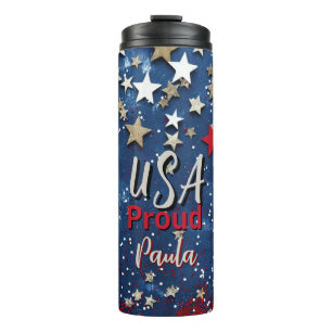 Bouteilles Isothermes Star Spanged USA Fière