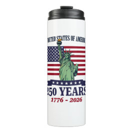 Bouteilles Isothermes Statue de la Liberté USA 250 ans 1776-2026