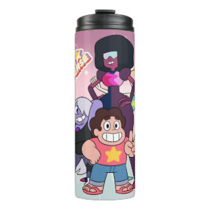 Bouteilles Isothermes Steven Universe   Pose du groupe Crystal Gem