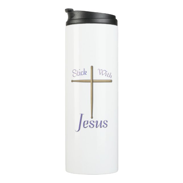 Bouteilles Isothermes Stick avec Jesus Christian Drummer (Tourné sur la droite)